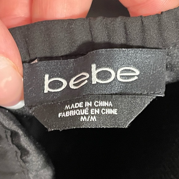 BEBE Halter Dress | Black | Size M - Picture 4 of 6